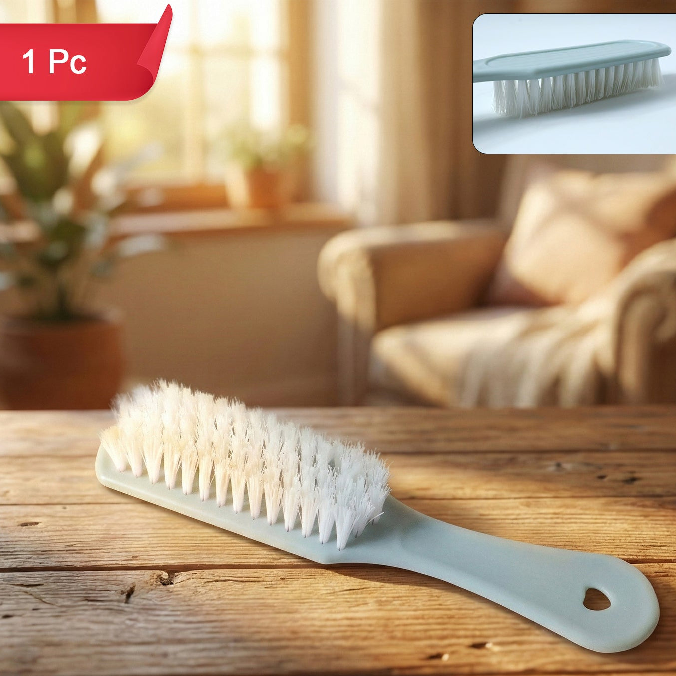 Handheld Cleaning Brush for Home Use - 1 Pc - Happy Price - Image 1