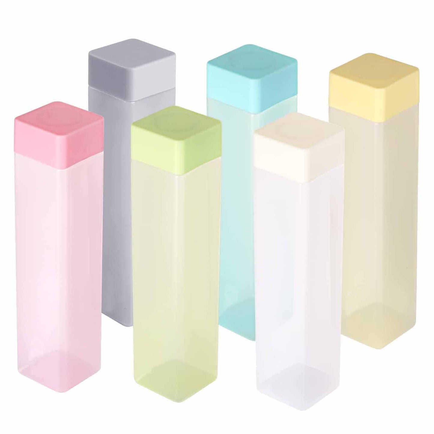Set of 6 Square Plastic Water Bottles - 1.5 Litre Each - Happy Price - Image 4