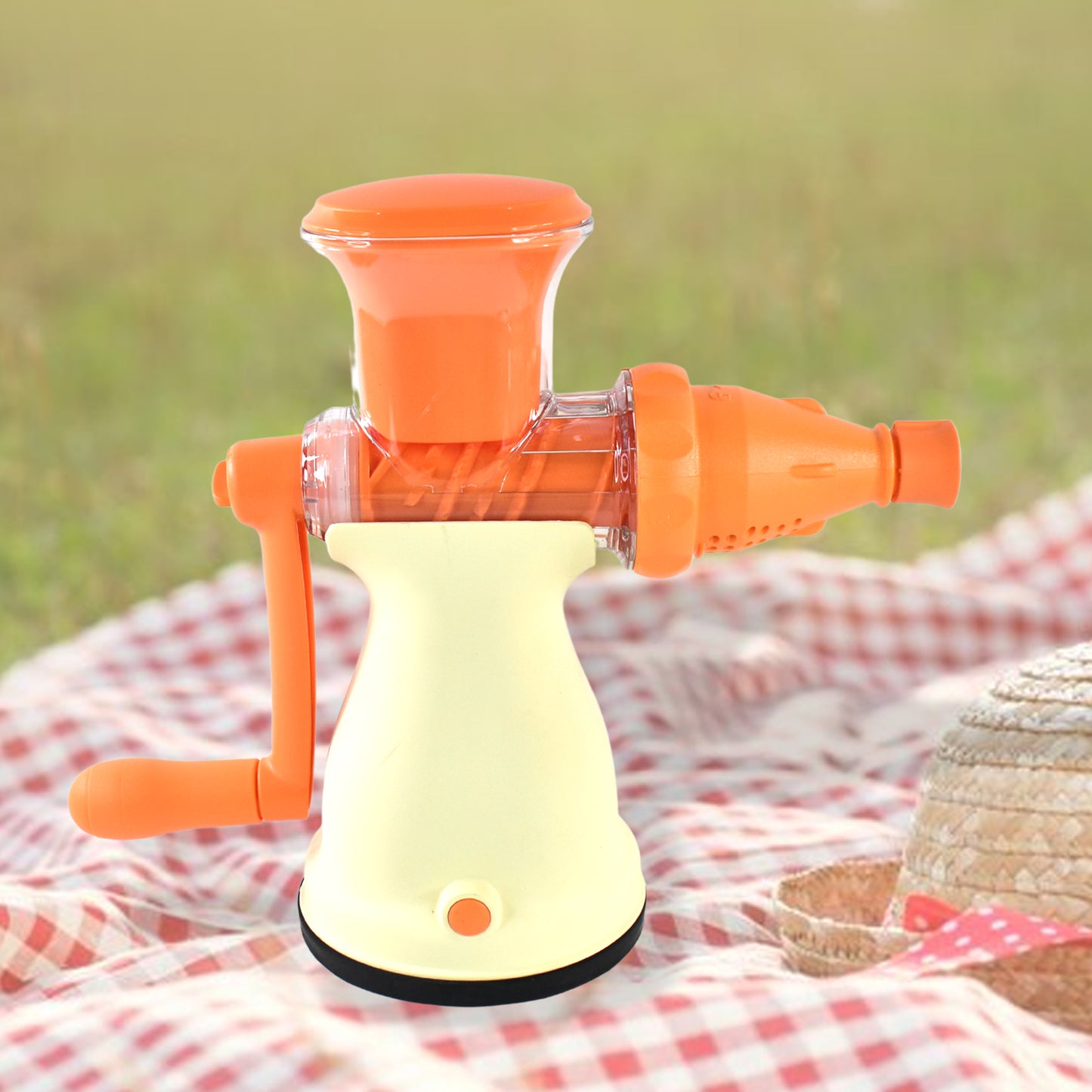 Apex Manual Carrot And Fruit Juicer  Heavy-duty (1 Pc With Glass) - Happy Price - Image 5