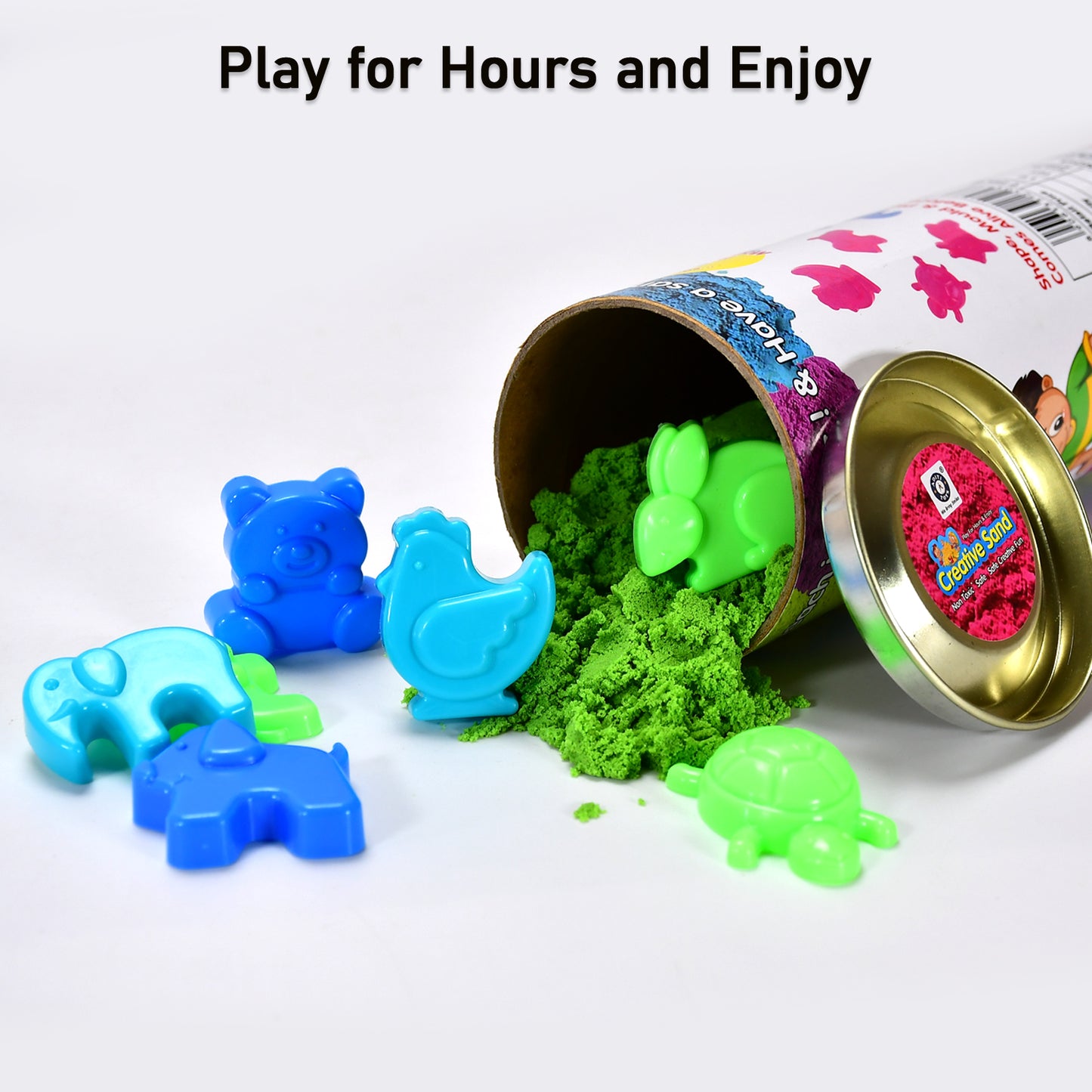 Creative Sand For Kids  Natural Kinetic Sand Kit For Kids Activity Toys  Soft Sand Clay - Happy Price - Image 3
