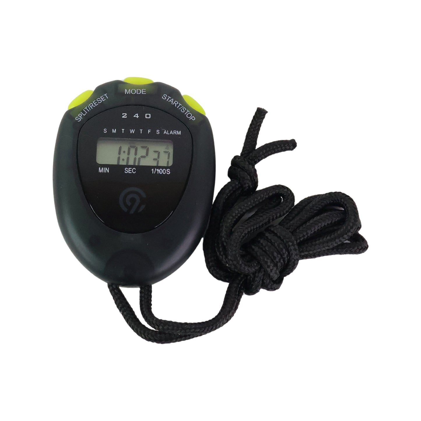 Digital Sports Stopwatch with Split Timing, Alarm & Clock - Portable Handheld Timer - Happy Price - Image 2