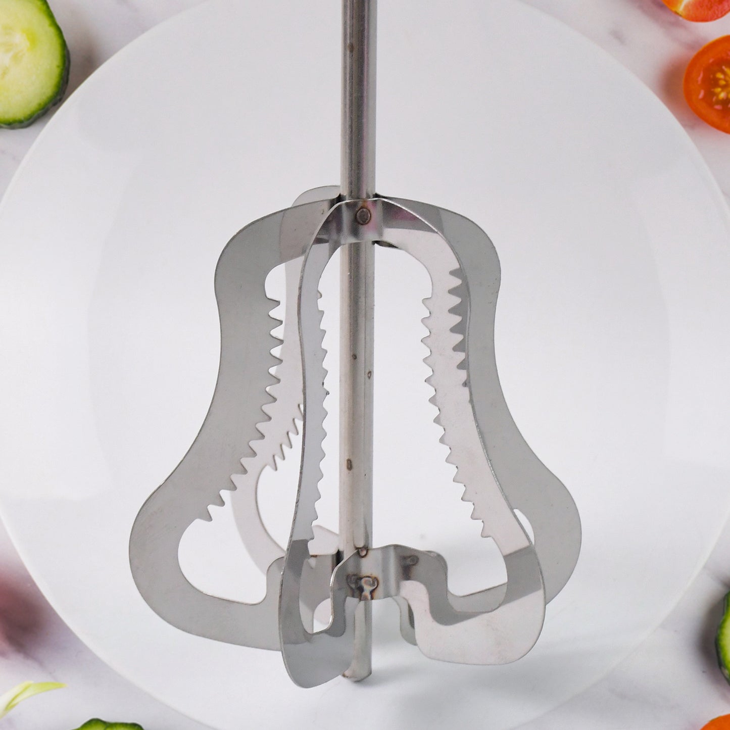 Handy Stainless Steel Manual Churner for Lassi, Buttermilk & Eggs - Happy Price - Image 4