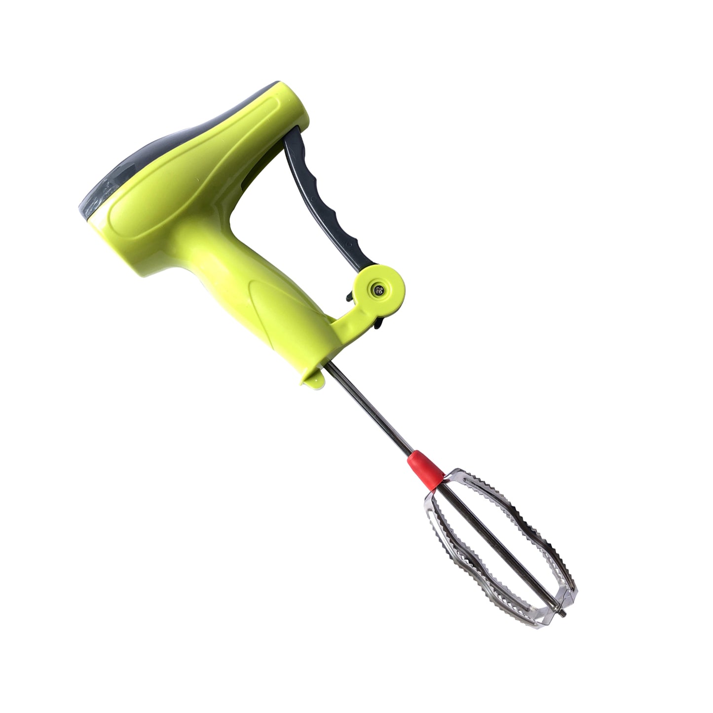 Power Free Manual Hand Blender With Stainless Steel Blades Milk Lassi Maker Egg Beater Mixer Rawai - Happy Price - Image 5
