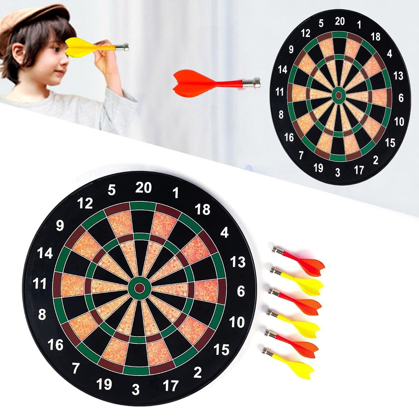 Portable Magnetic Score Dart Board Set - Happy Price - Image 2