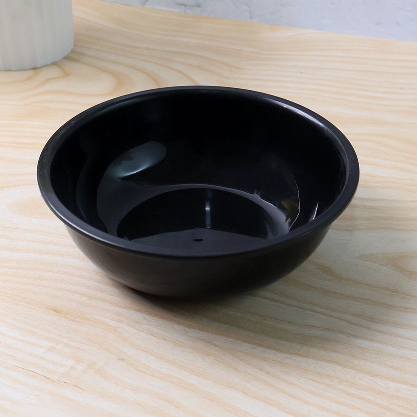 Plastic Serving Bowl 6 Inch Black Round Deep - 1 Pc - Happy Price - Image 7