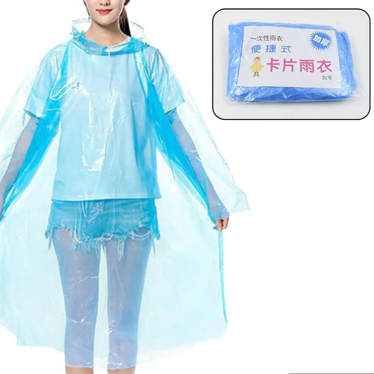 Pocket-Sized Reusable Raincoat - Free Size Waterproof Poncho - Happy Price - Image 1