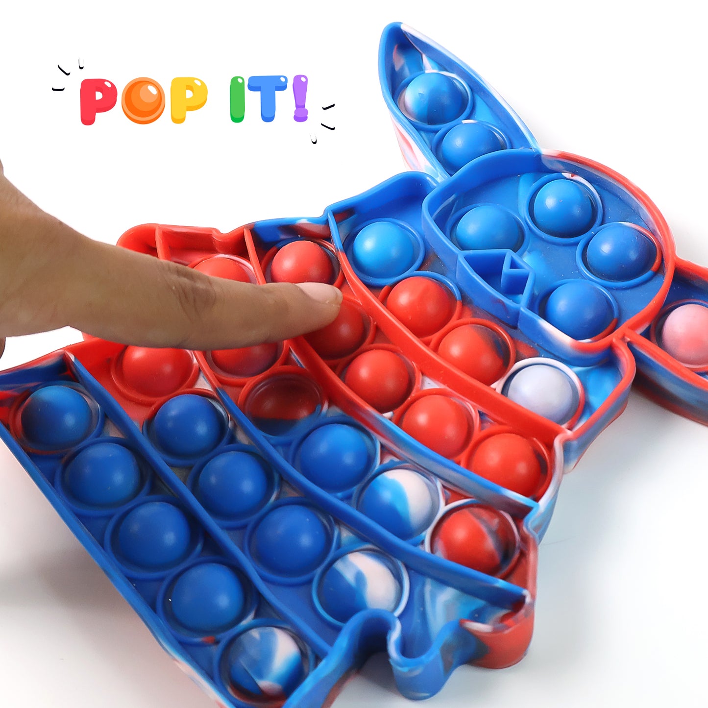 Silicone Pop It Fidget Toy - Fun Sensory Game for Stress Relief (1 Pc) - Happy Price - Image 4
