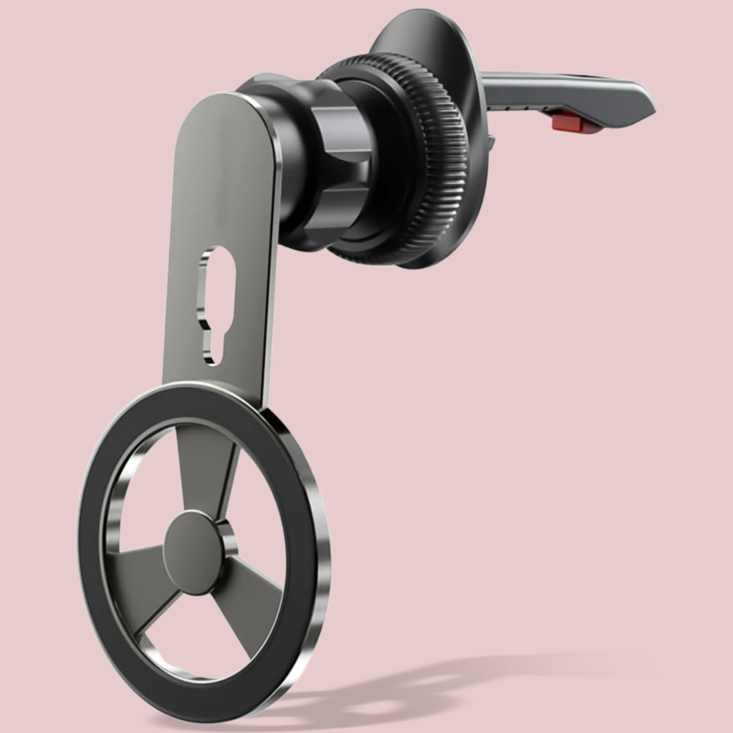 360 Rotatable  Foldable Air Vent Magnetic Phone Holder (1 Pc) - Happy Price - Image 2