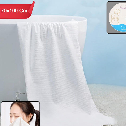 Compact Expandable Bath Towel (1 Pc, 70x10 Cm) - Happy Price - Image 1