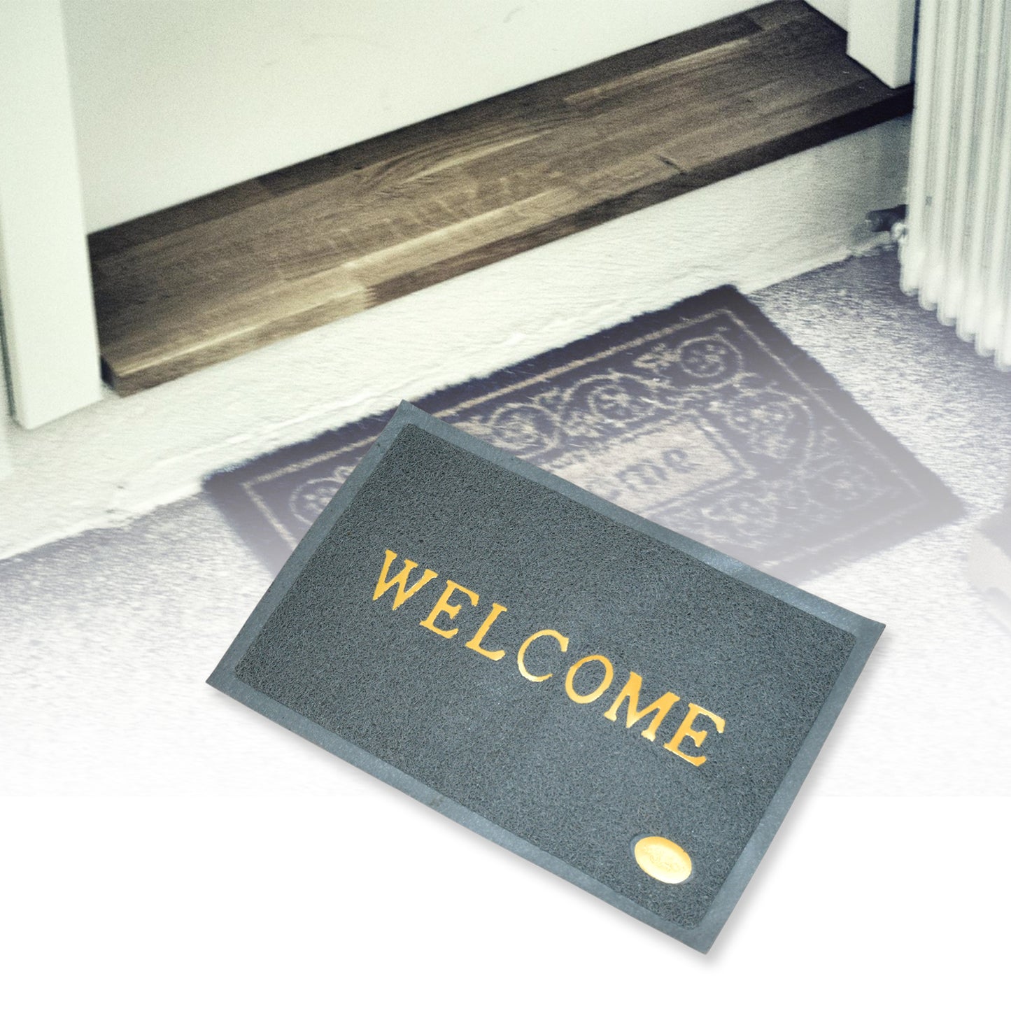Welcome Door Mat For Home Entrance Outdoor Mat Anti Slip Heavy Duty And Waterproof  Easy To Clean For Entry For Bedroom Living Room (23x15 Inch) - Happy Price - Image 5