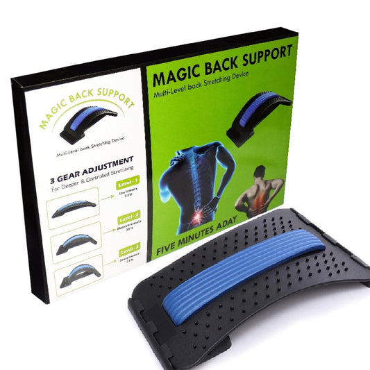 1666 Multi-level Back Stretcher Posture Corrector Device For Back Pain Relief - Happy Price - Image 1