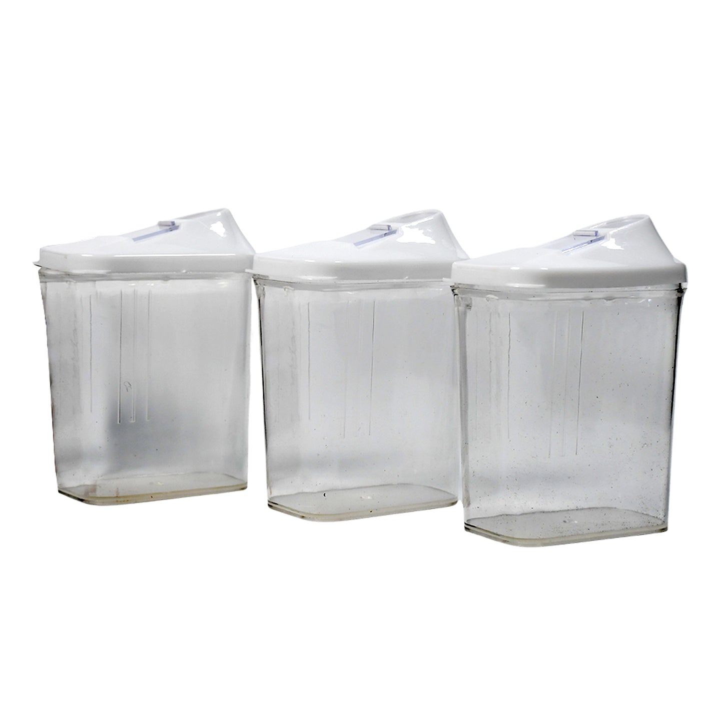 Kitchen Storage Jars  Container Set 3pc  Transparent Jar Set For Home  Kitchen Use - Happy Price - Image 7
