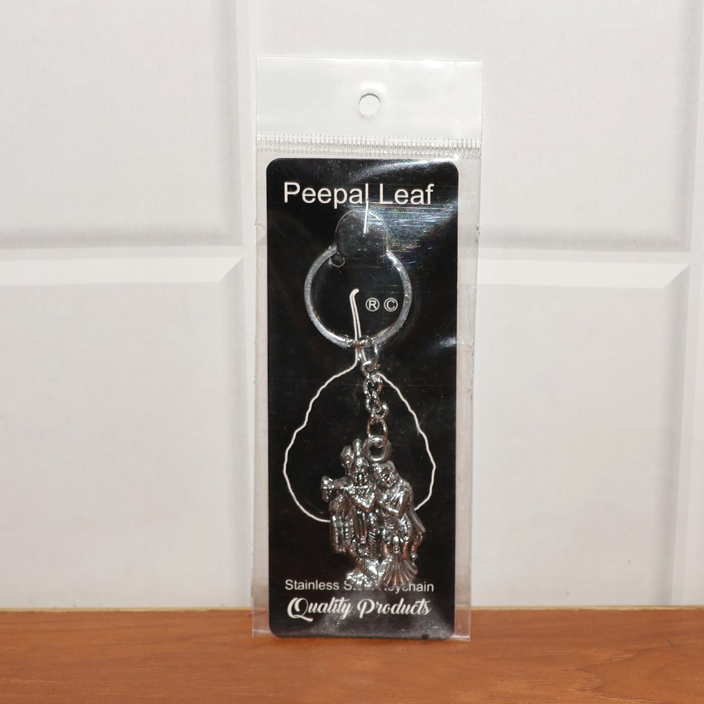 Radha Krishna Metal Keychain (1 Pc) - Spiritual Car & Home Key Holder - Happy Price - Image 3