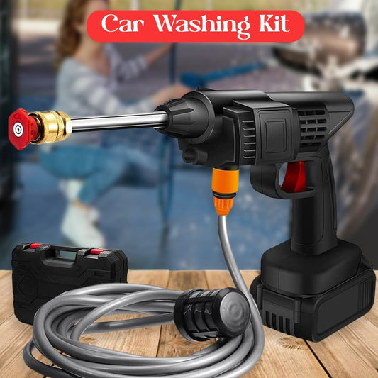 48V Cordless Car Washer Gun - Portable Rechargeable Pressure Washer Kit - Happy Price - Image 1