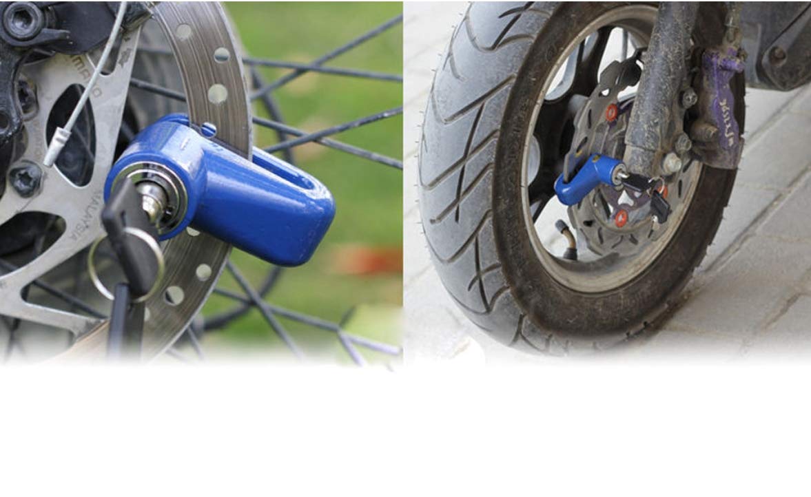 Wheel Padlock Disc Lock Security For Motorcycles Scooters Bikes - Happy Price - Image 6