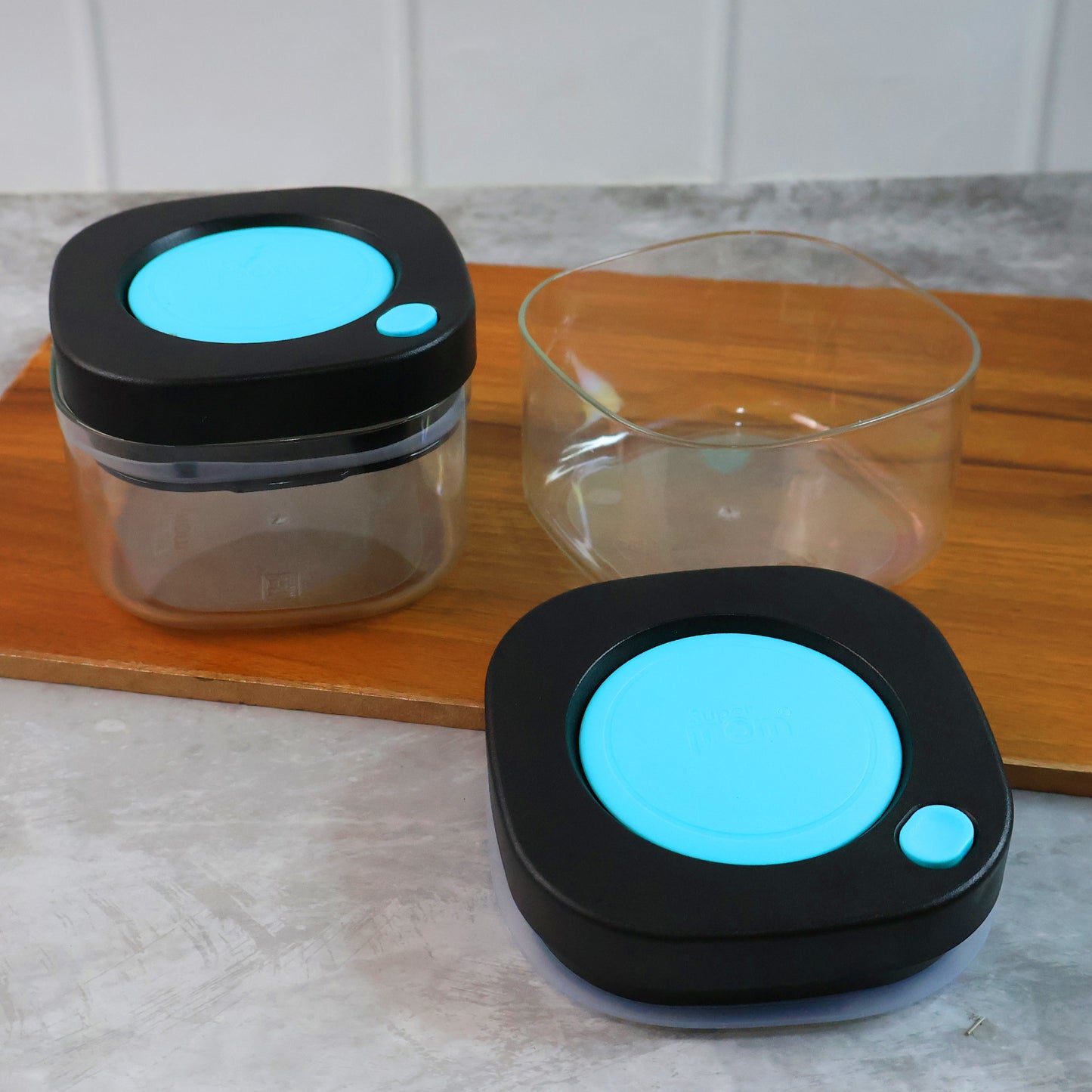 Supermom Airtight Kitchen Storage Containers  (2 Pc Set  500 Ml) - Happy Price - Image 3