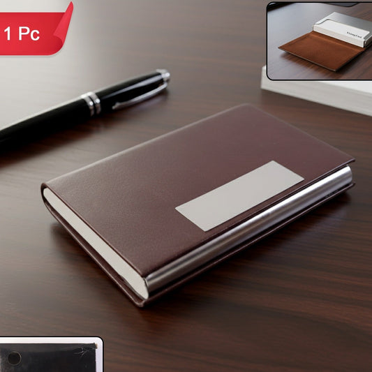 Executive Business Card Holder (1 Pc) - Professional Visiting Card Organizer - Happy Price - Image 1