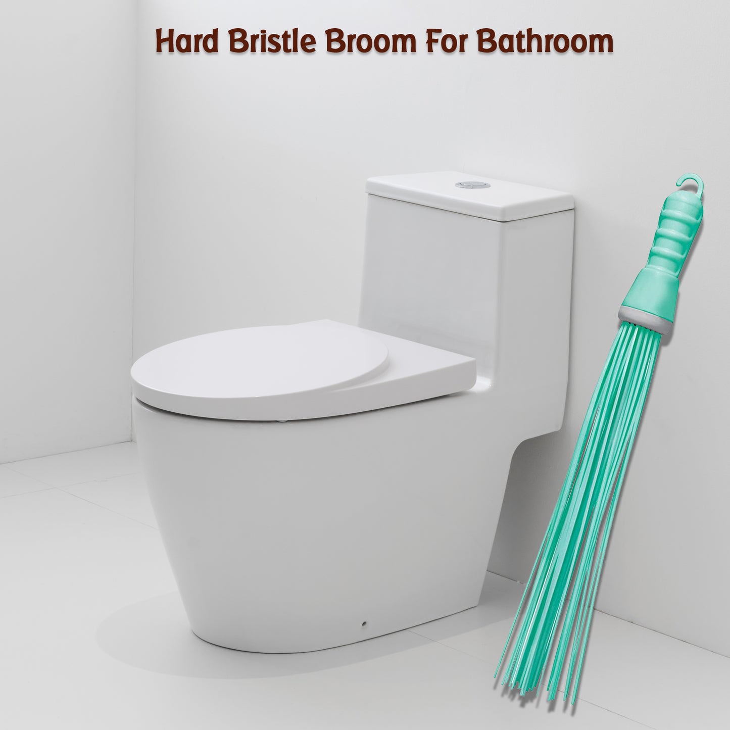 Durable Plastic Scrub Brush for Bathroom & Wet/Dry Floor Cleaning - Happy Price - Image 2
