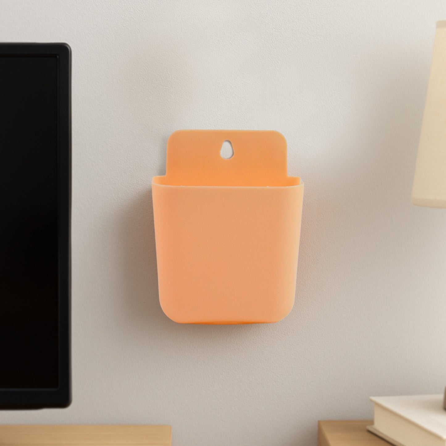 Multi Purpose Wall Mounted Plastic Storage Pocket (1 Pc) - Happy Price - Image 6