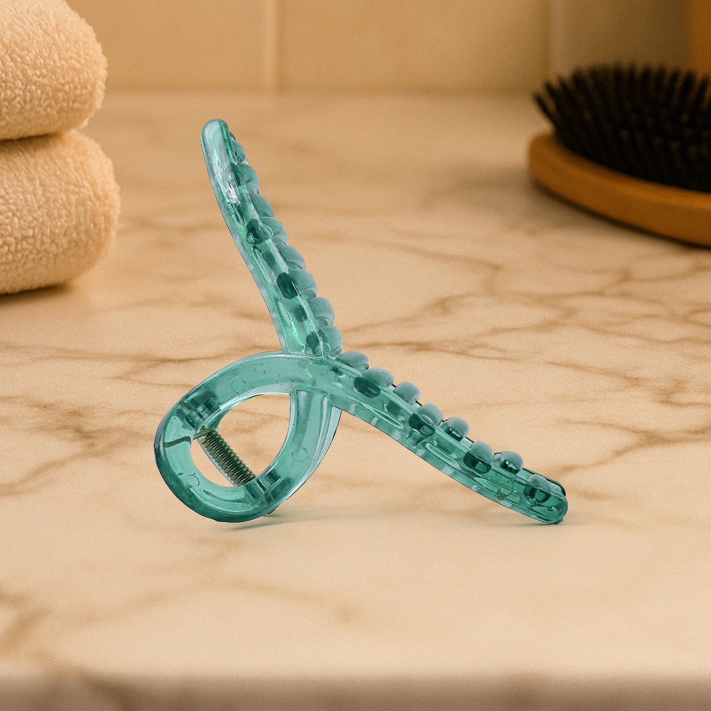 12 Pc Mix Design Multicolor Hair Clutcher Clips for Women & Girls - Happy Price - Image 6