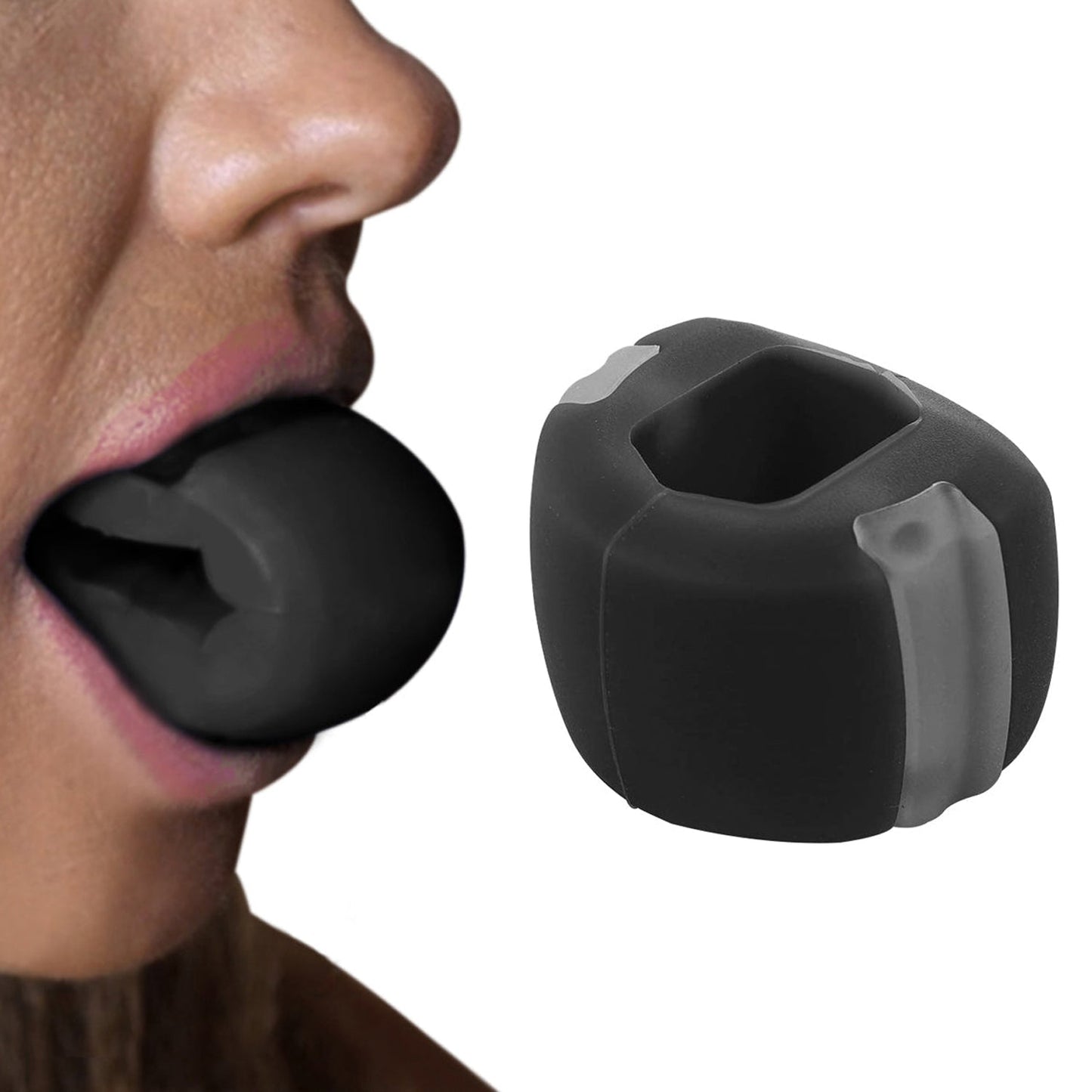 Cn Blk Jaw Exerciser Used To Gain Sharp And Chiselled Jawline Easily And Fast. - Happy Price - Image 7