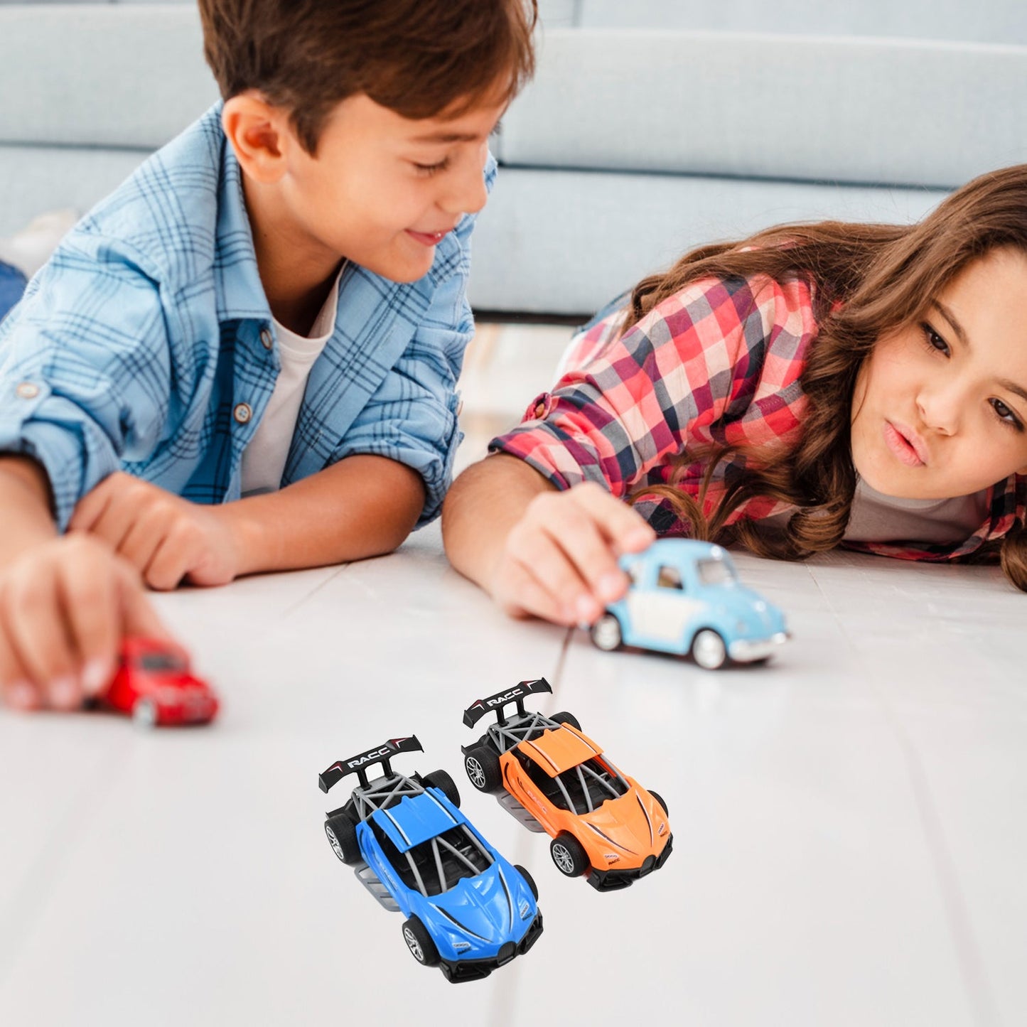 Mini Pull Back Racing Car Widely Used By Kids  Children  (8 Pcs Set  Mix Color) - Happy Price - Image 3