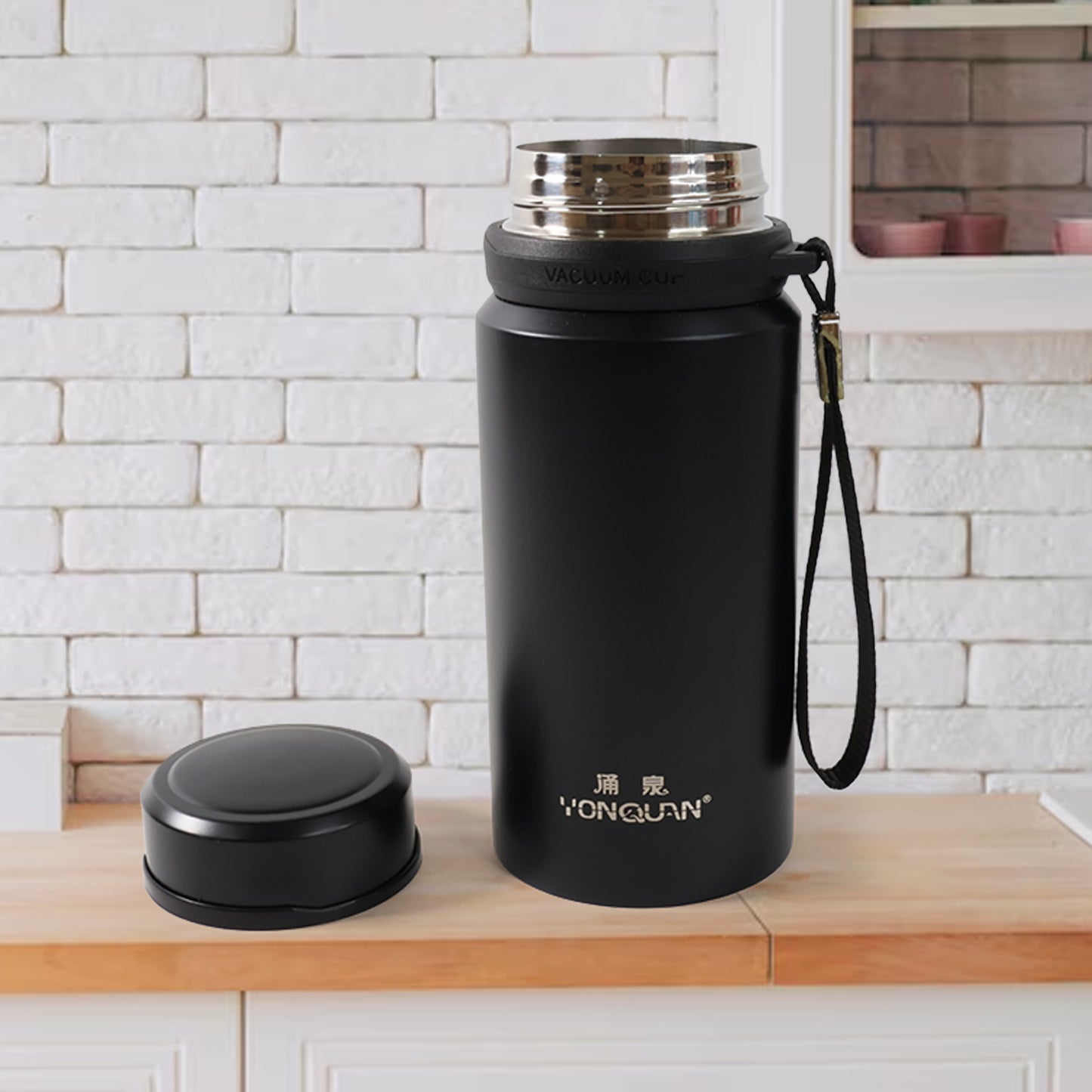 Stainless Steel Insulated Vacuum Bottle (600ml) - Happy Price - Image 2