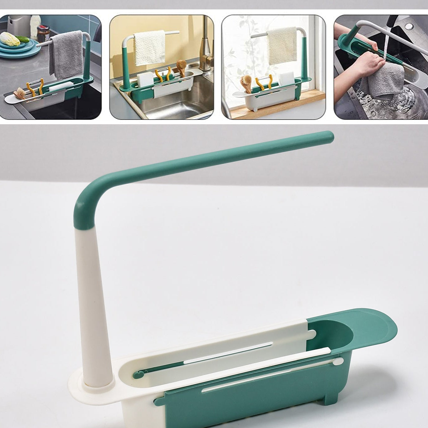 Expandable Kitchen Drying Basket Rack For Kitchen Use (Moq-120) - Happy Price - Image 1