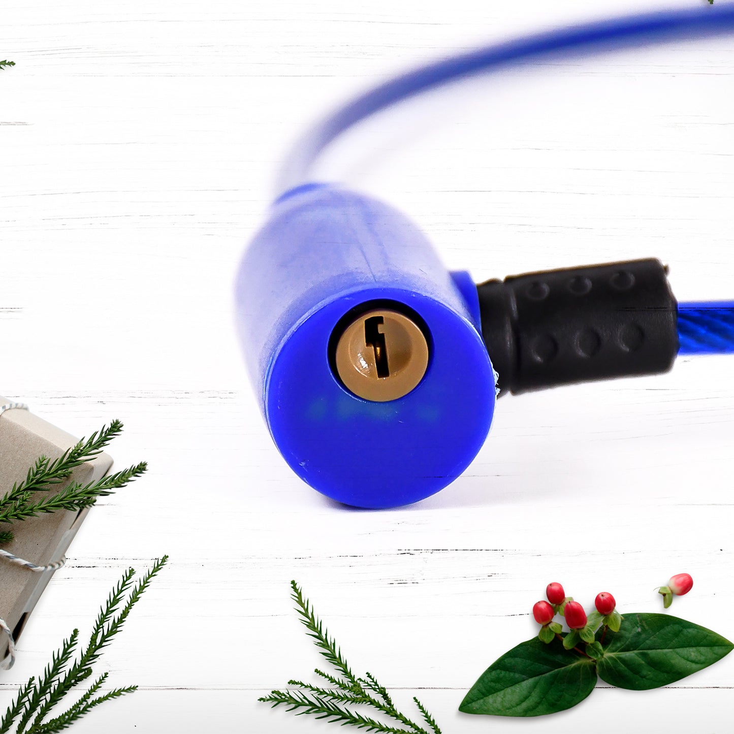 Heavy Duty Multipurpose Steel Cable Safety Lock With 2 Keys (1 Pc) - Happy Price - Image 2