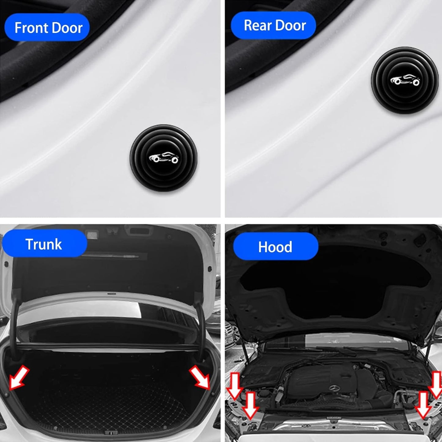 Car Door Shock Absorber Car Door Protection Sticker (1 Pc) - Happy Price - Image 3