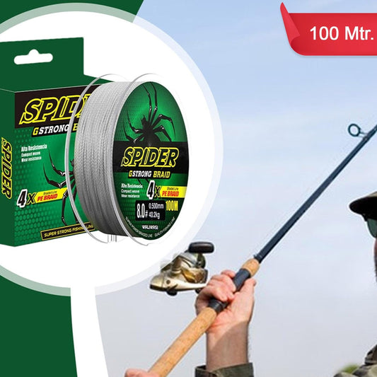 Braided Fishing Line Abrasion Resistant Braided Wires 100 Mtr Braided Wire - Happy Price - Image 1