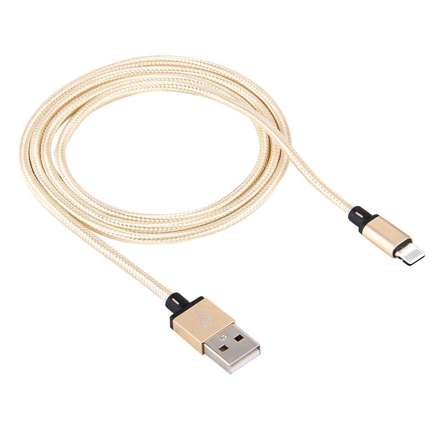 1 Meter Braided Lightning Cable for iPhone Charging - Happy Price - Image 2