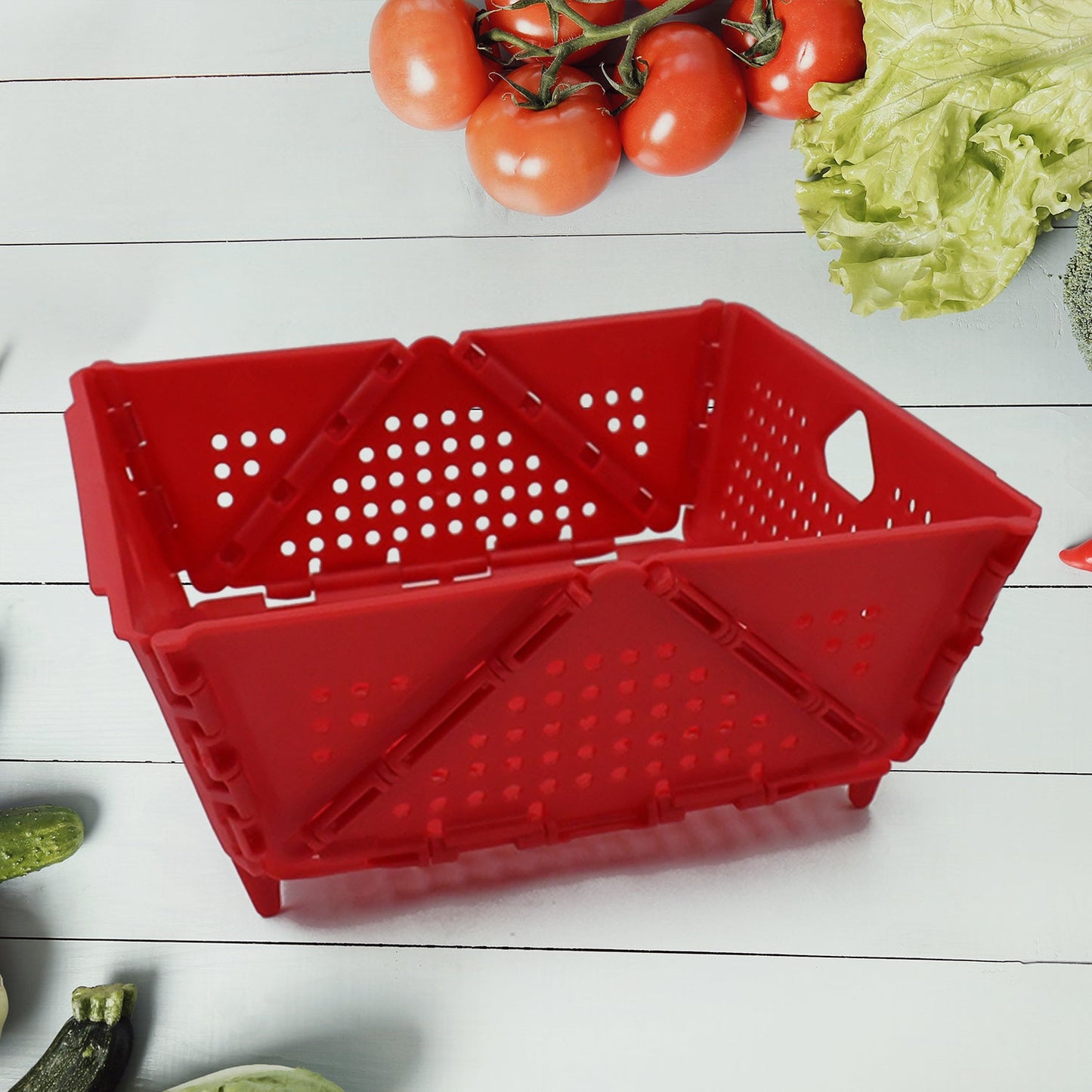 Storage Basket Box With Holes Ventilated Design (2320 Cm  1 Pc) - Happy Price - Image 2