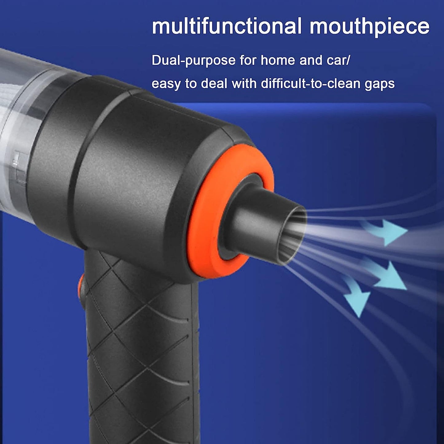 0390 Vacuum Cleaner Dust Collection  2 In 1 Car Vacuum Cleaner High-power Handheld Wireless Vacuum Cleaner Home Car Dual-use Portable Usb Rechargeable Mini Car Vacuum For Vehicle Home And Office - Happy Price - Image 7