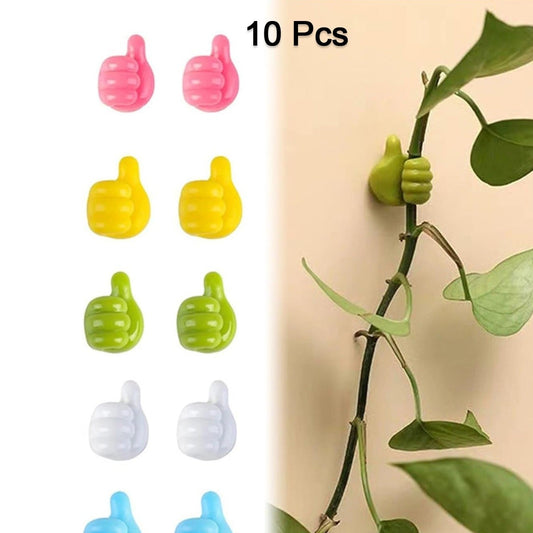 Thumb Cable Clipscord Holder Multi-functional Wall Hooks Cable Organizer Cable Management For Desk Home Office Car Multi Color (Pack Of 10) - Happy Price - Image 1