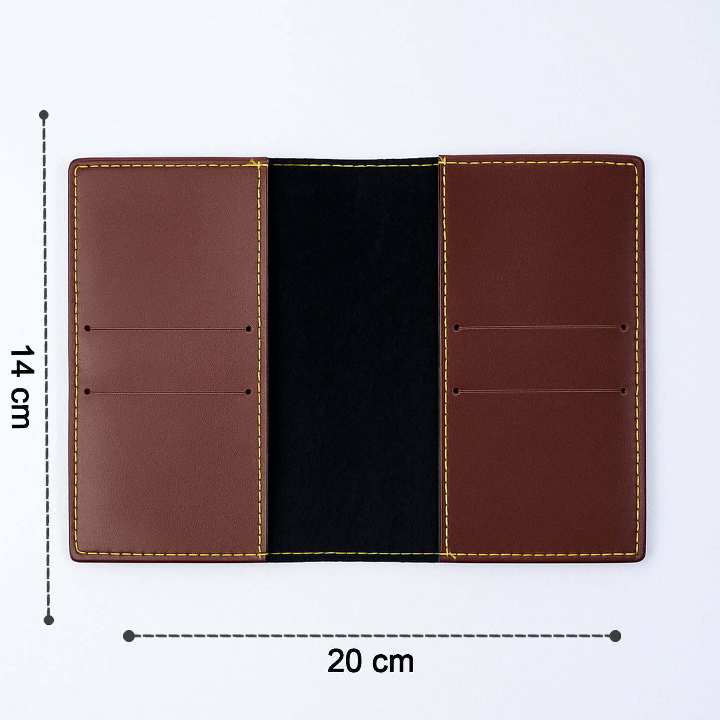 PU Leather Slim Travel Wallet & Card Holder - Tri-Fold Design (1 Pc) - Happy Price - Image 4