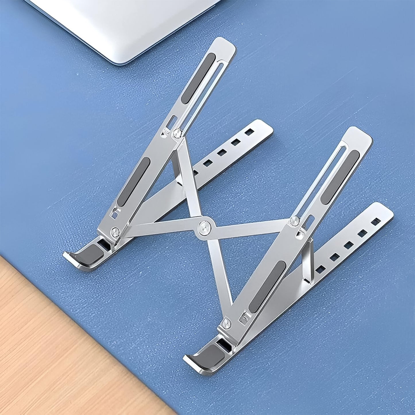Home Foldable Height Adjustable Laptop Stand (1 Pc) - Happy Price - Image 2