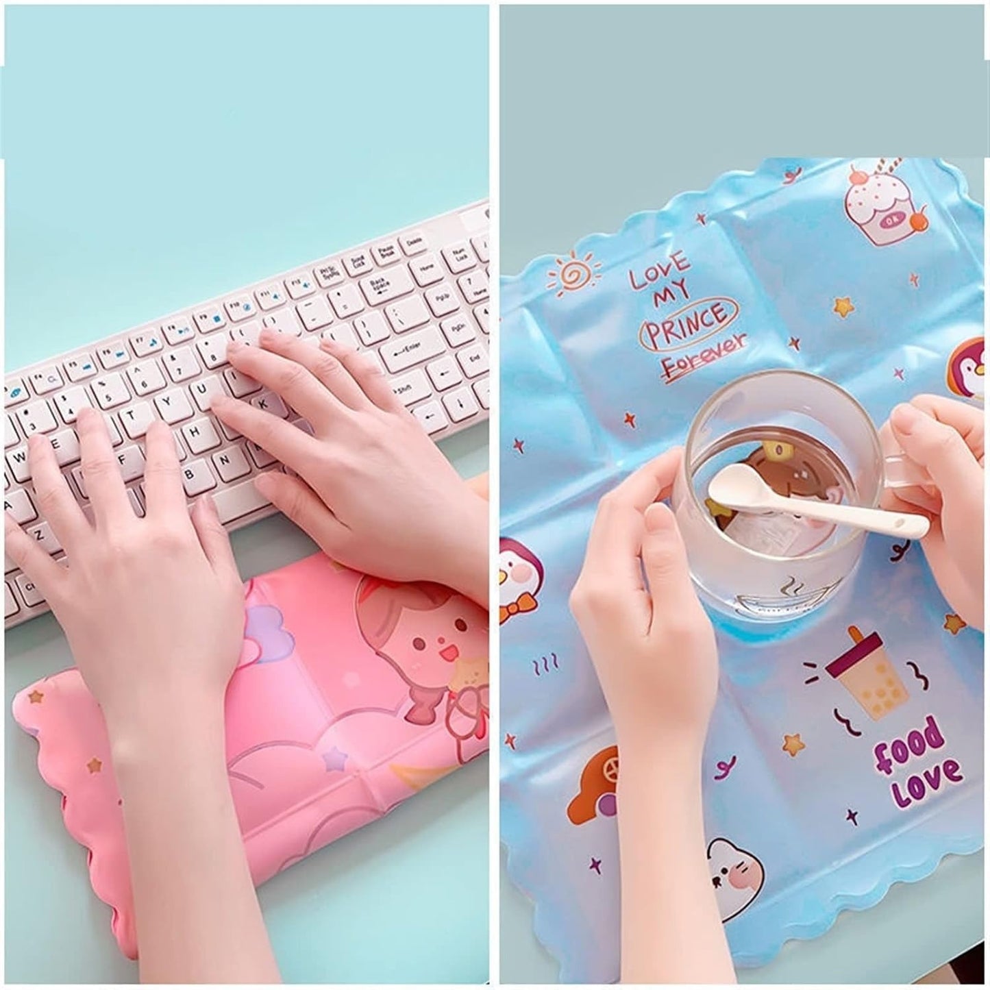 Ice Pad Cartoon Cute Summer Gel Cooling Office Cushion (3535 Cm  1 Pc) - Happy Price - Image 3