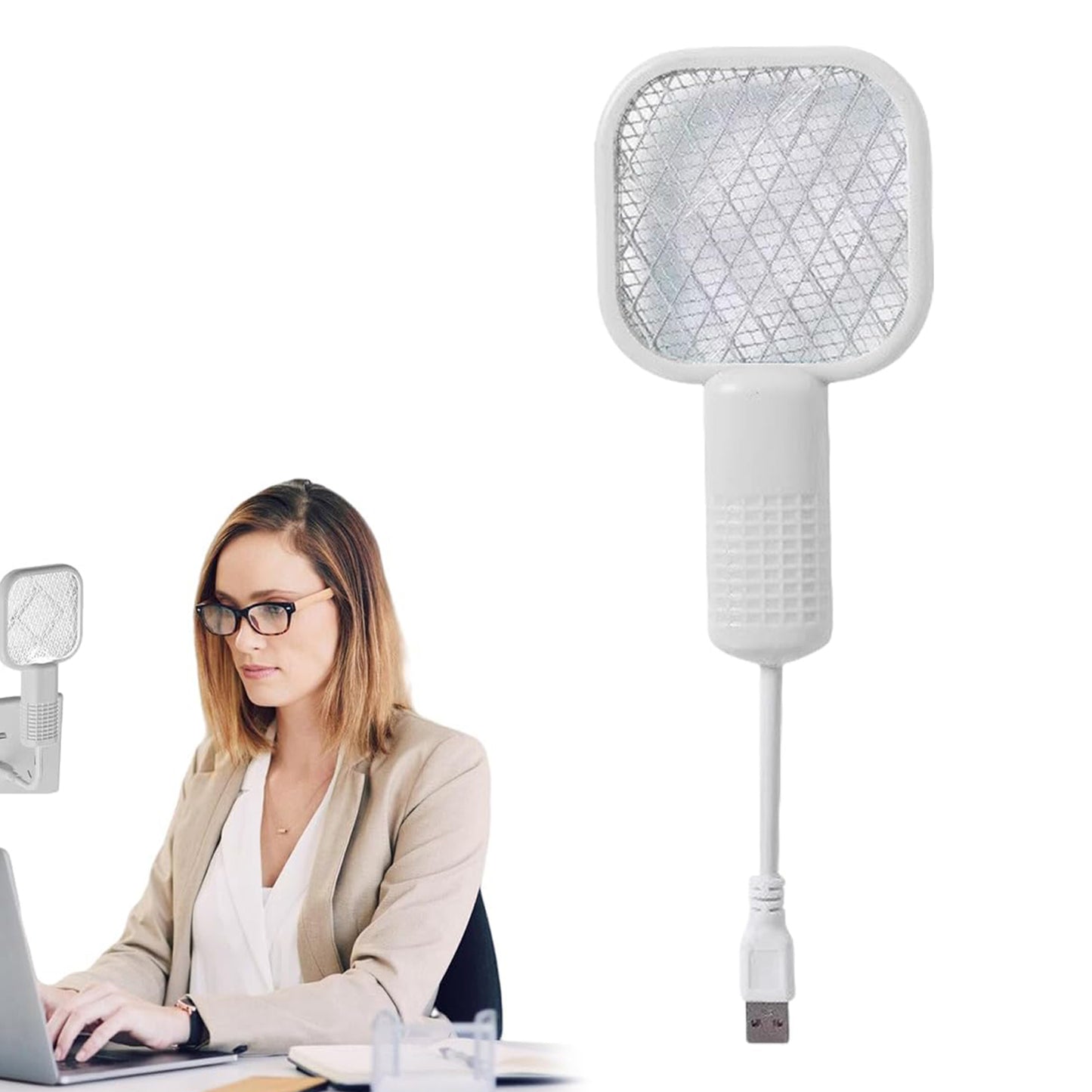 Rechargeable Electric Mosquito Swatter Racket - Happy Price - Image 4