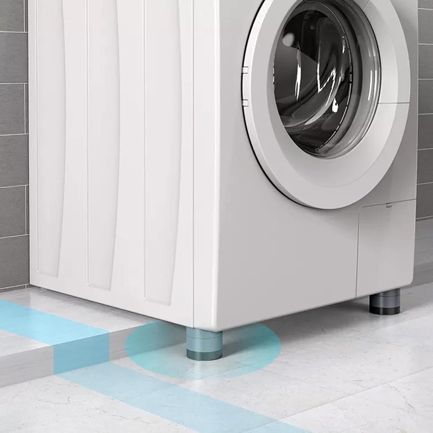 Round Washing Machine Support Pad (4 Pcs Set) - Happy Price - Image 3