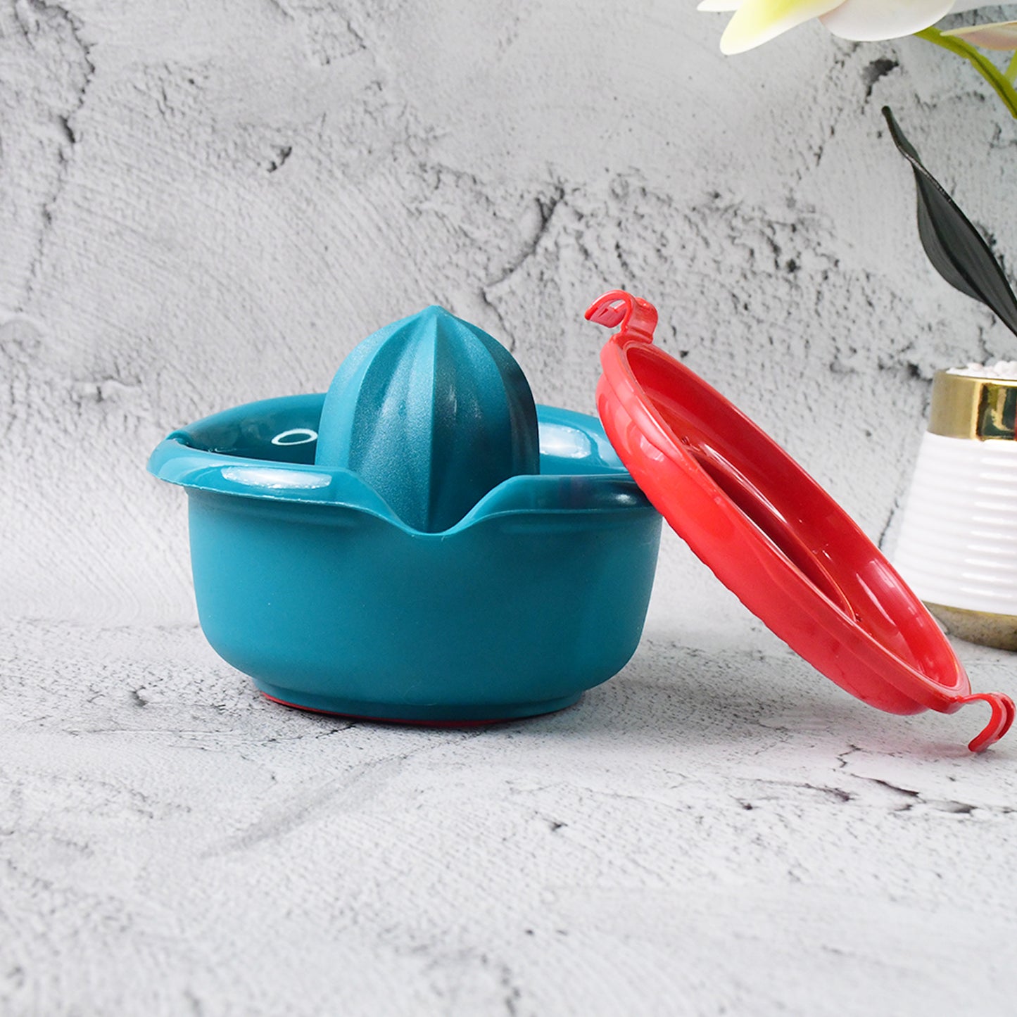 Premium Manual Citrus Juicer with Lock System - 1 Pc Hand Press for Oranges, Lemons - Happy Price - Image 4