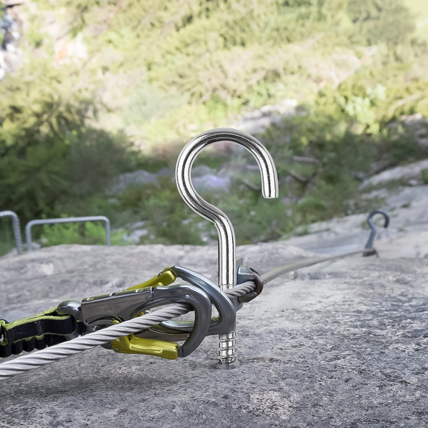 Eye Hooks Screw In Heavy Duty Stainless Steel Eye Bolts Screw (7 Pc Set) - Happy Price - Image 3