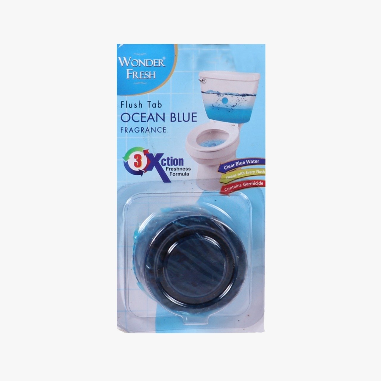 Toilet Cleaner Flush Tab (Ocean Blue) - 50 Gram - Happy Price - Image 1