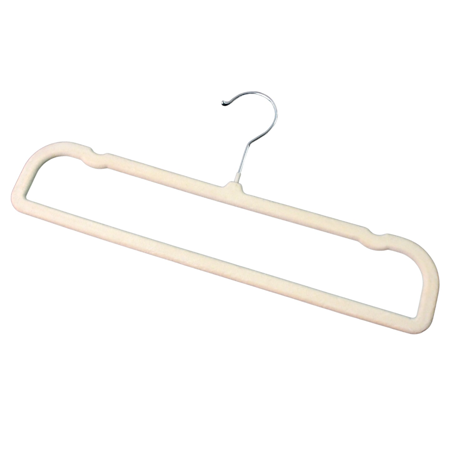 Velvet Non-Slip Hanger with Metal Hook - 1 Pc - Happy Price - Image 4