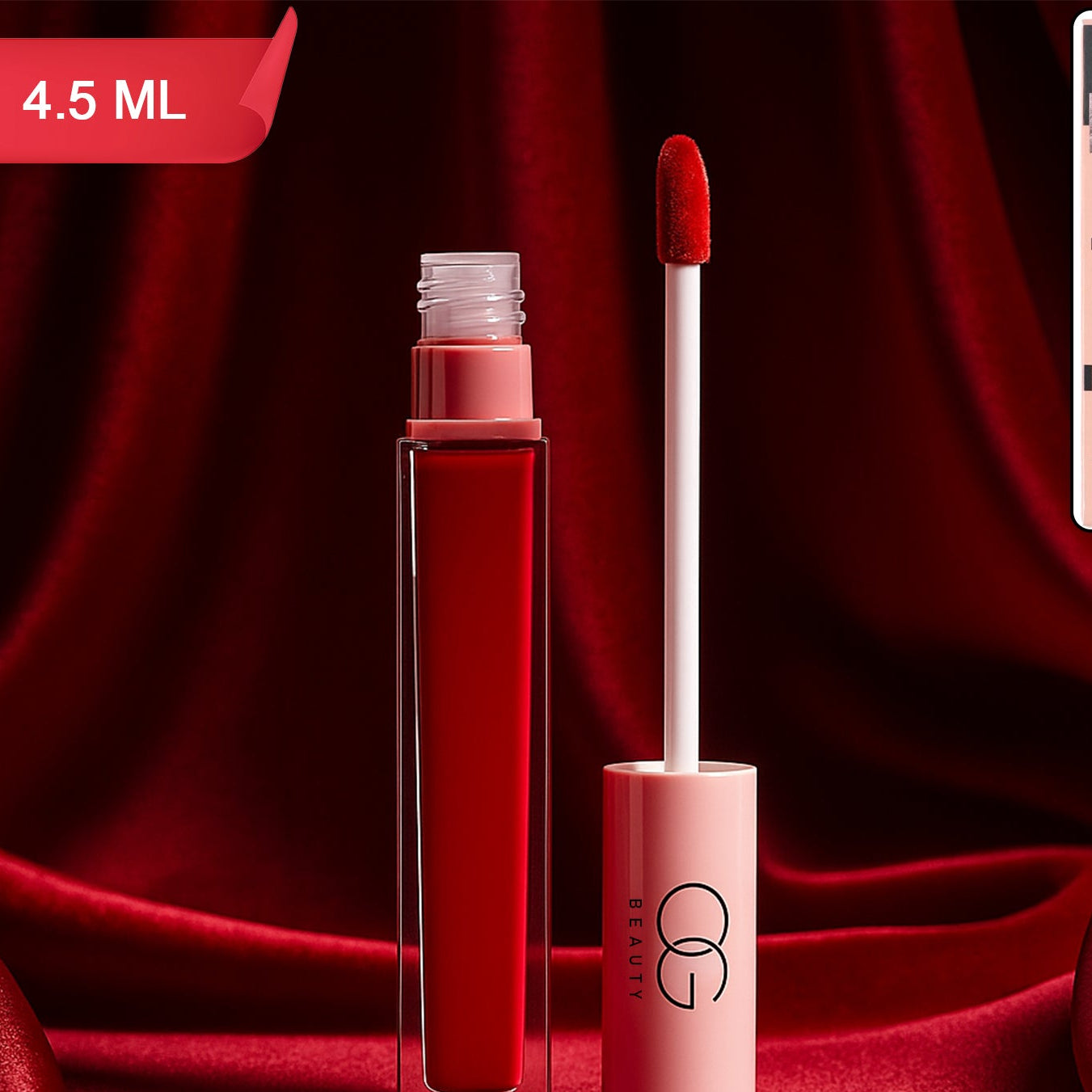 OG Beauty Red Rush Liquid Lipstick - 4.5 ML, Matte Finish - Happy Price - Image 1