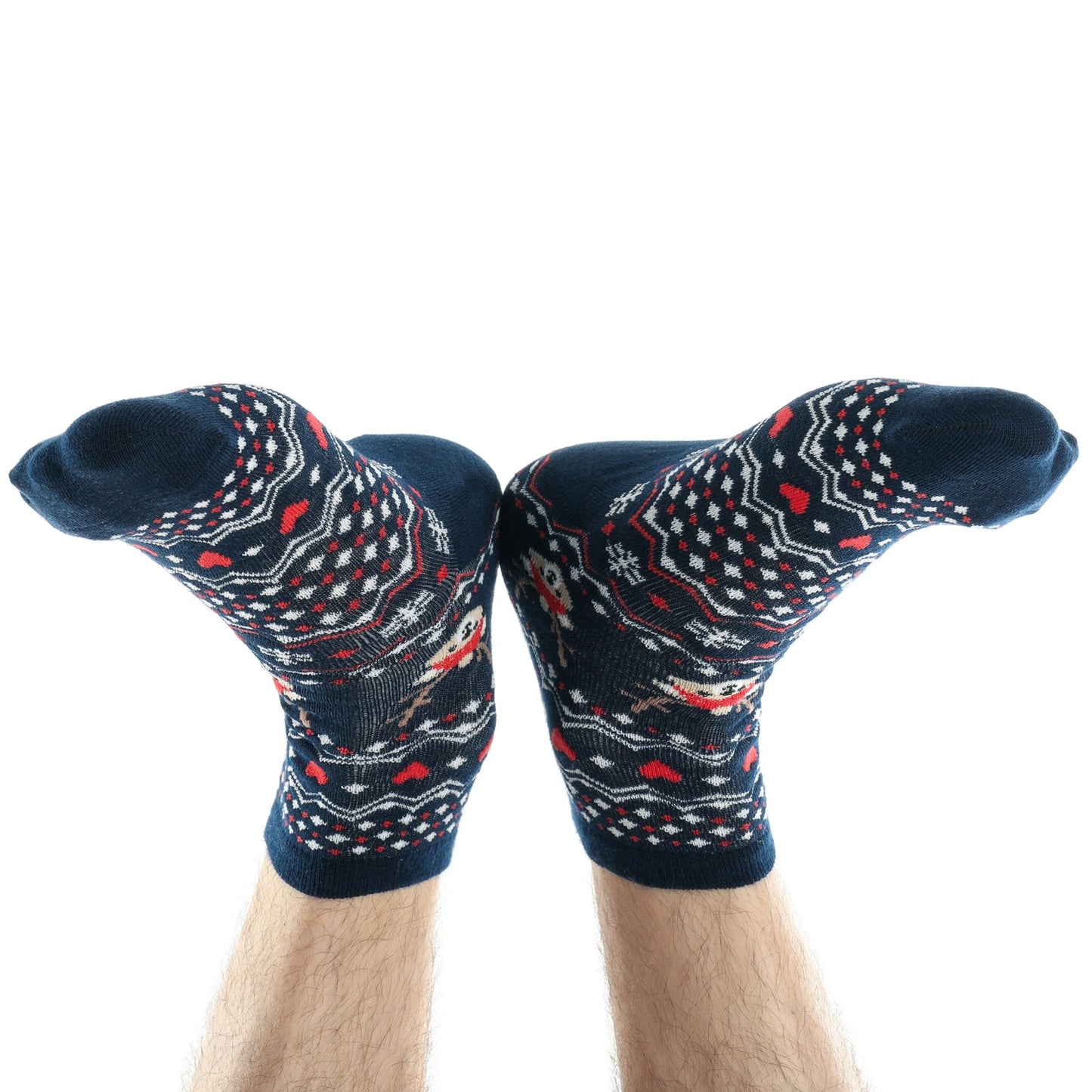 Men's Ankle Length Sports Socks - Cotton Cushion Mix Design - Happy Price - Image 3