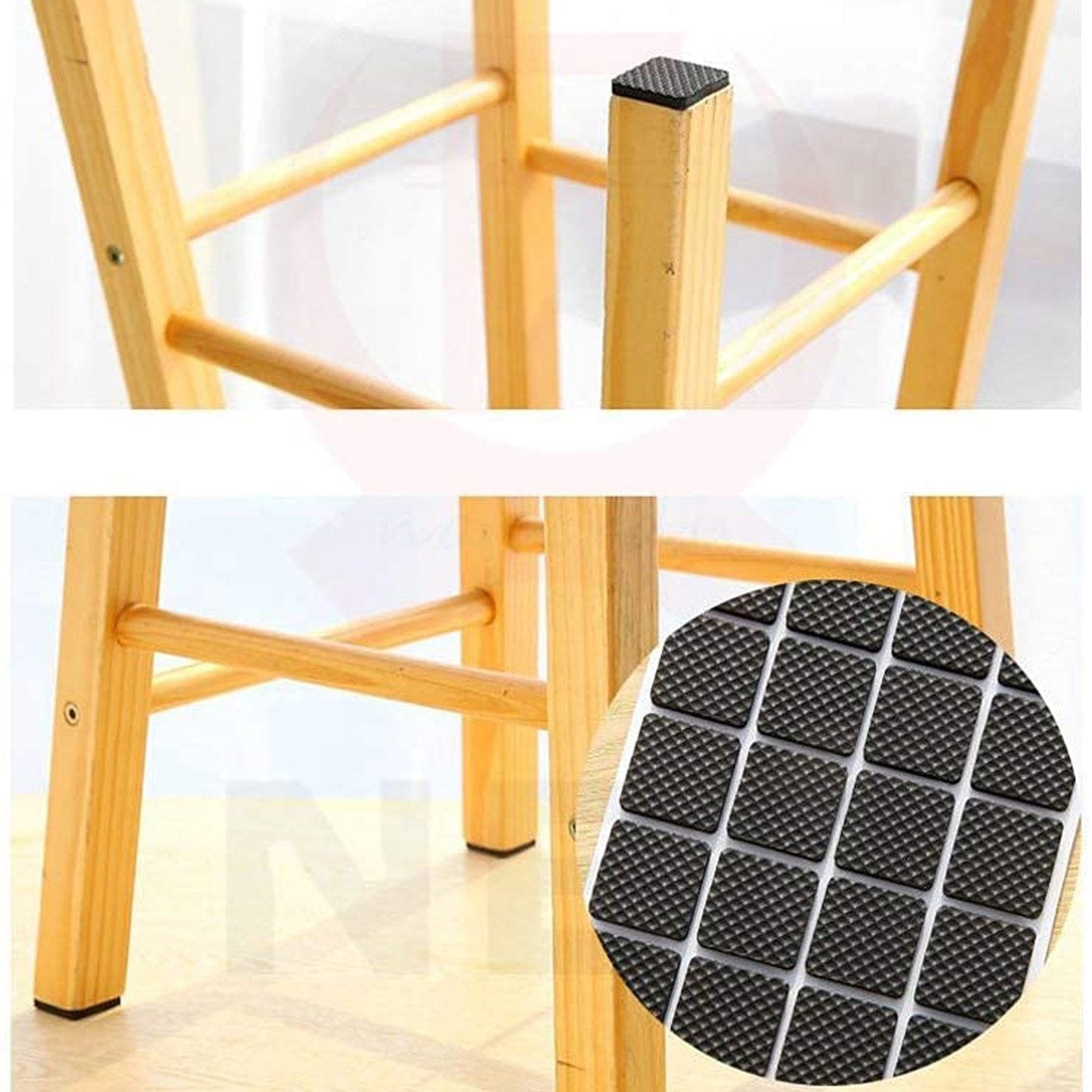 Self Adhesive Furniture Pads - Square (18 Pcs Set) - Happy Price - Image 3