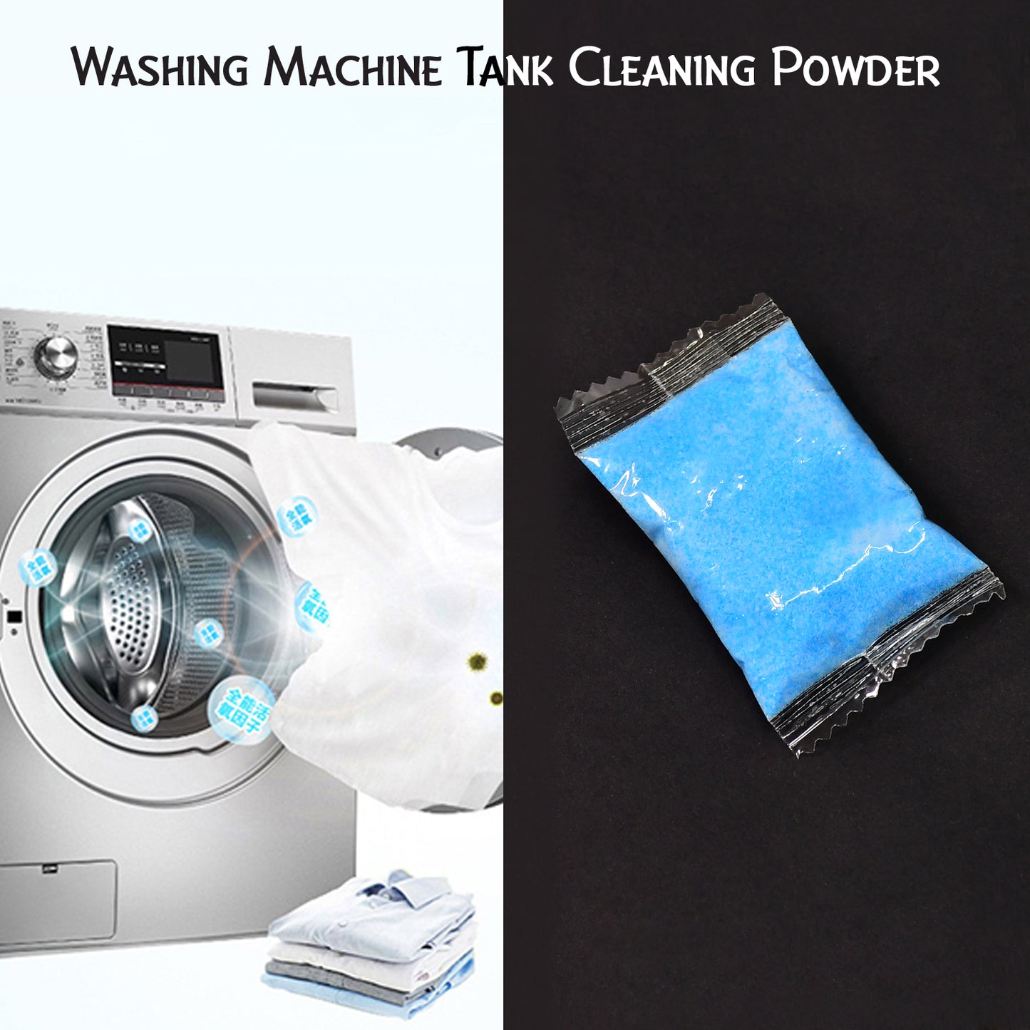 Washing Machine Cleaner Powder for Deep Cleaning - 1 Pc - Happy Price - Image 2