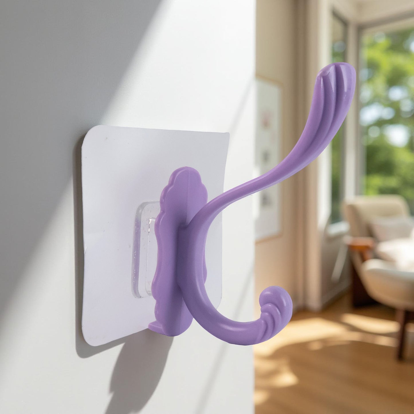 Self-adhesive Heavy Duty Decorative Wall Hook (1 Pc) - Happy Price - Image 4