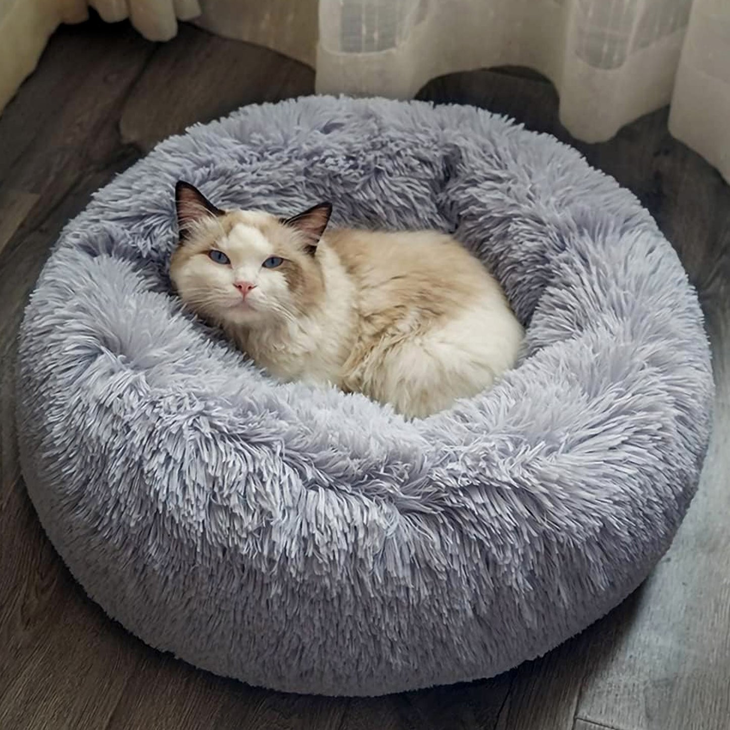 Round Dog Beds For Small Medium Dogs And Cats (1 Pc) - Happy Price - Image 4